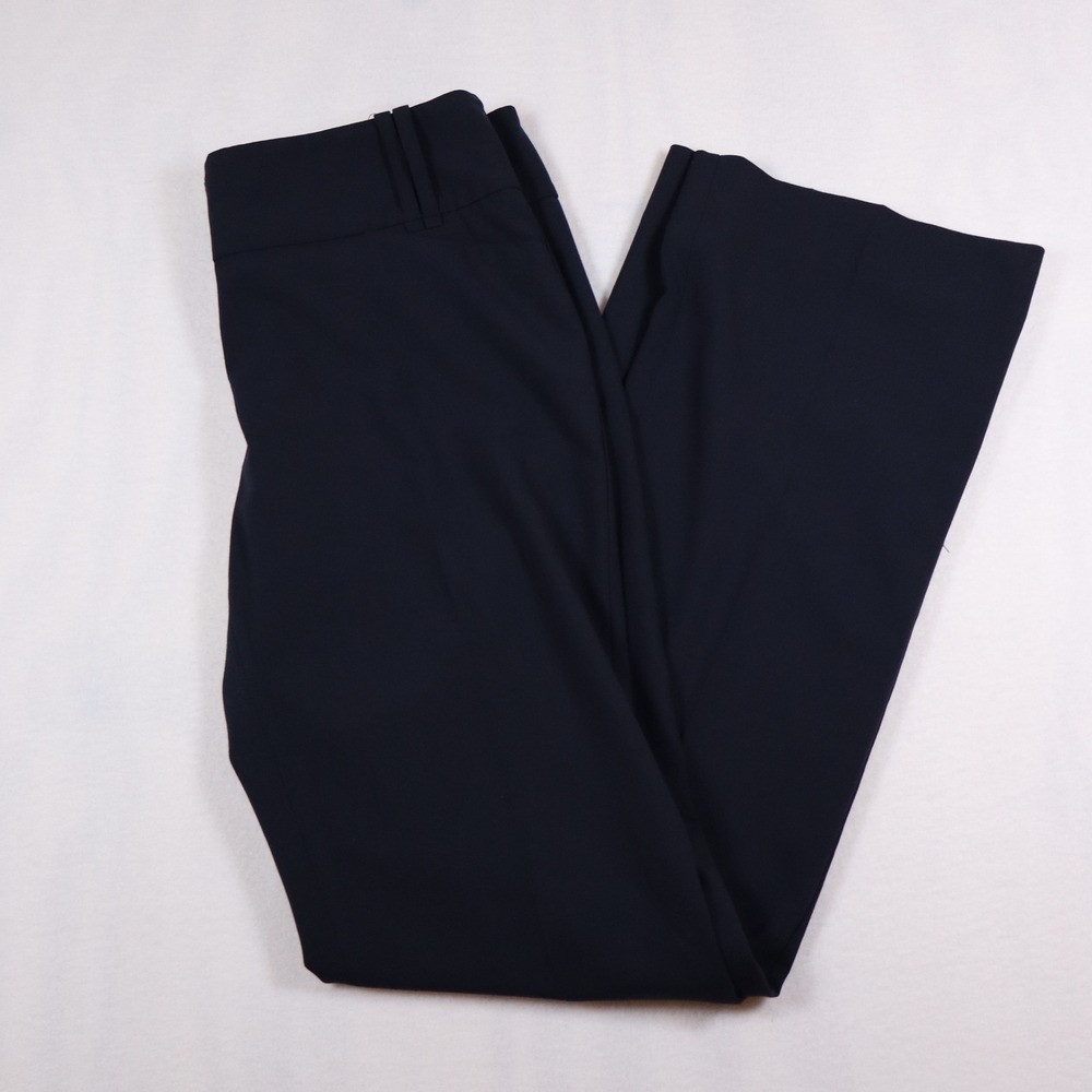 The Limited Cassidy Fit Trousers Size 4R Dark Blue Work Office Minimalist Chic